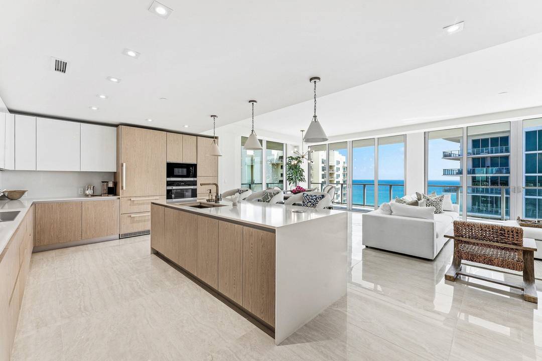 Breathtaking views of the Atlantic Ocean and Intracoastal Waterway from this fully furnished 17th floor corner unit at The New Amrit Ocean Resort and Residences.