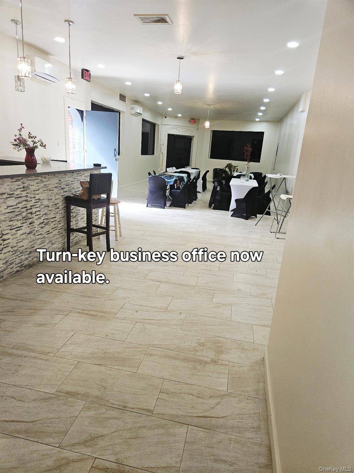 This beautiful turn key commercial space is welcoming to any professional office.