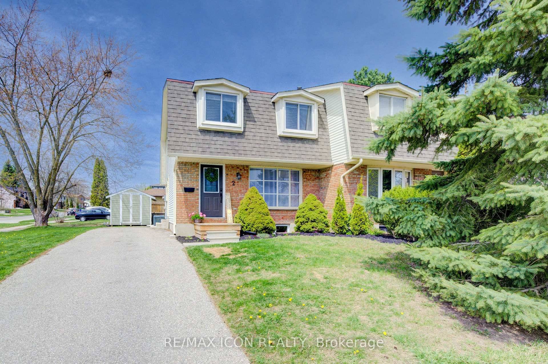 Stylish, turn key, and move in ready semi, on a corner lot !
