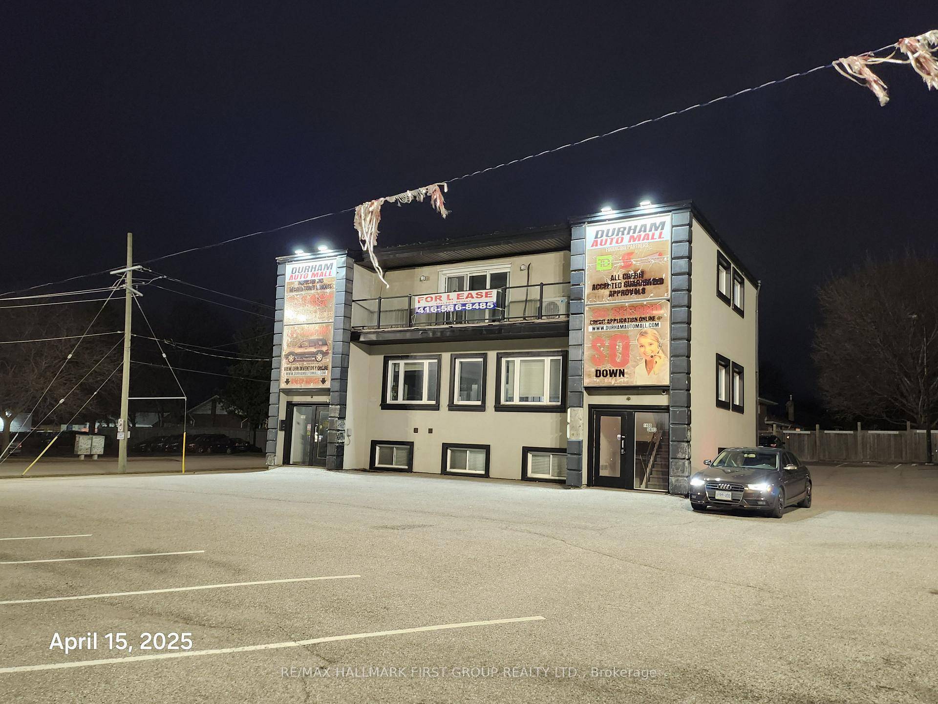 CAR LOT Approved By OMVIC For Lease, Totaling 900 sq ft interior space on first floor, this commercial structure and professionally designed office floor comes with Complete Kitchen, Full Bath, ...