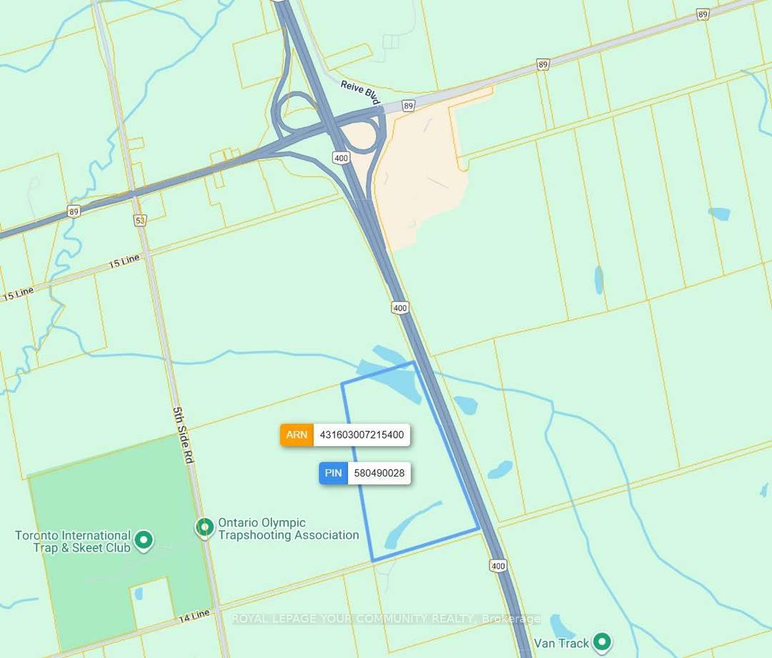 Land Bankers Take Note An outstanding opportunity awaits with this rare 62 acre parcel boasting 2, 200 feet of Highway 400 frontage in Cookstown, Innisfil.