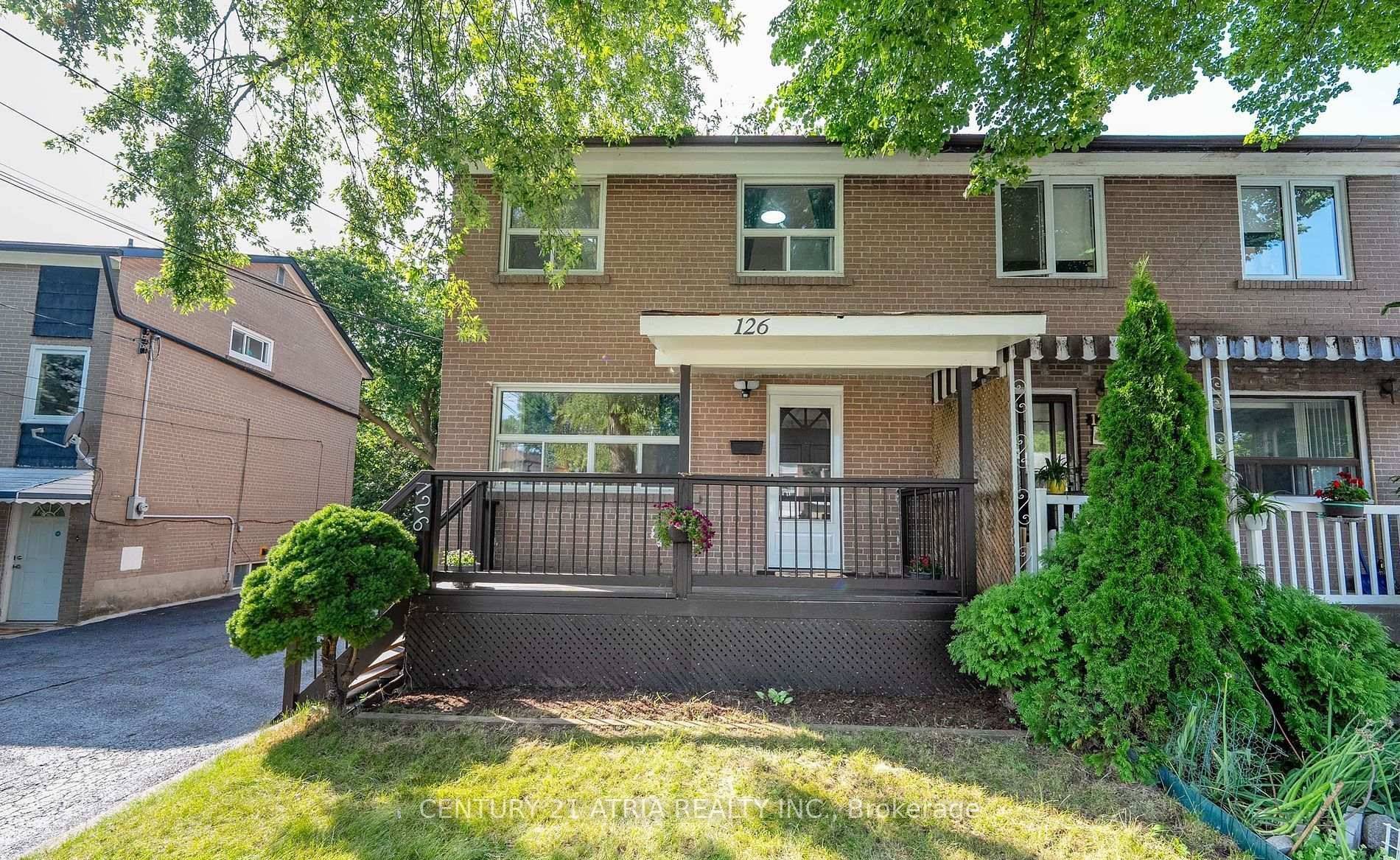 This Freshly Painted, Beautifully Maintained 2 Story Semi Detached Home, Nestled on a Ravine Lot, Combines Modern Updates with Natural Tranquility.