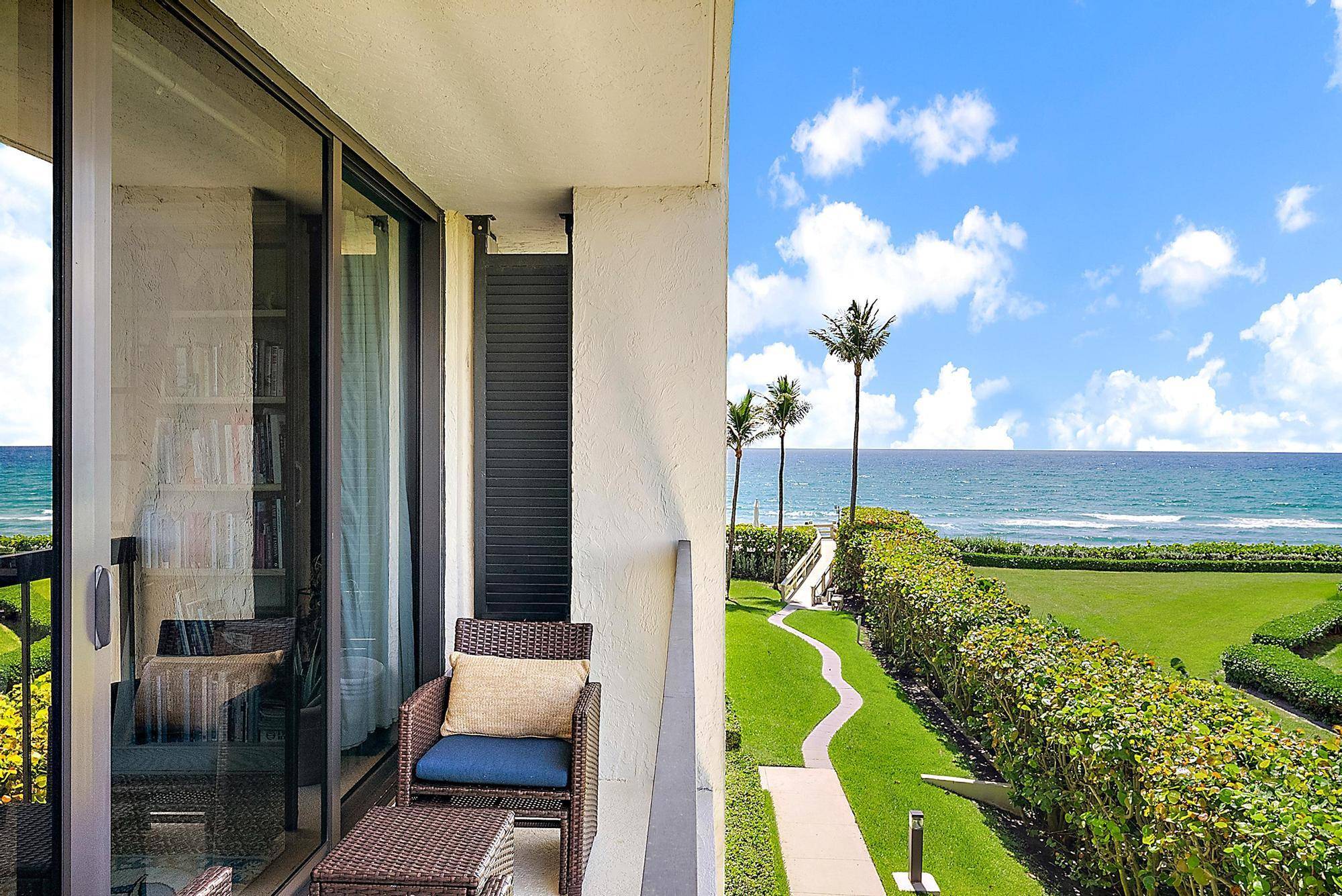 This sun drenched 3 bedroom, 3 bath condominium offers breathtaking, unobstructed views of the Intracoastal Waterway, plus ocean peeks to enjoy spectacular sunrises.