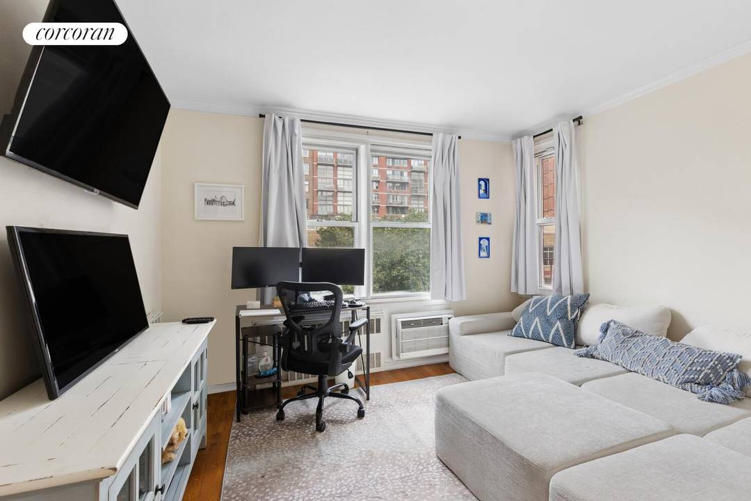 25 West 13th Street 3FN Convertible 2 Bedroom with private deeded parking spot in building Rare opportunity at a spacious convertible two bedroom home in the heart of Greenwich Village, ...