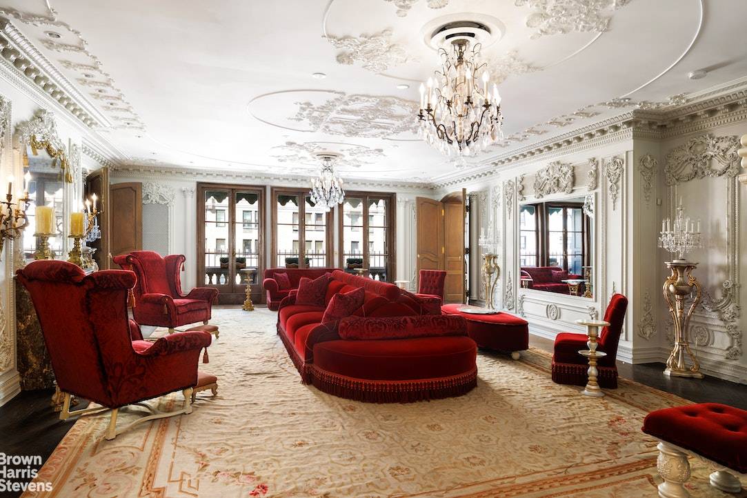 Magnificent 5, 500 square foot full floor apartment perched high over Park Avenue.