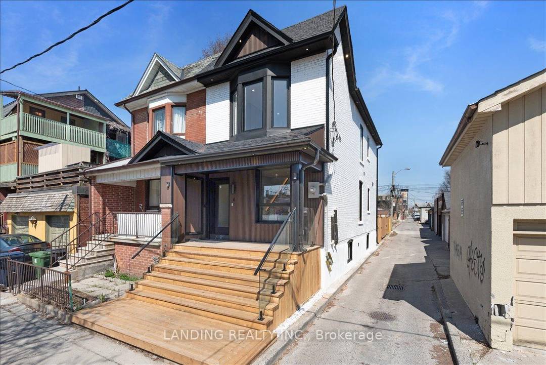 Excellent location move in ready newly fully renovated semi detached all brick house offer a sophisticated design with laneway access to space for 3 car parking !