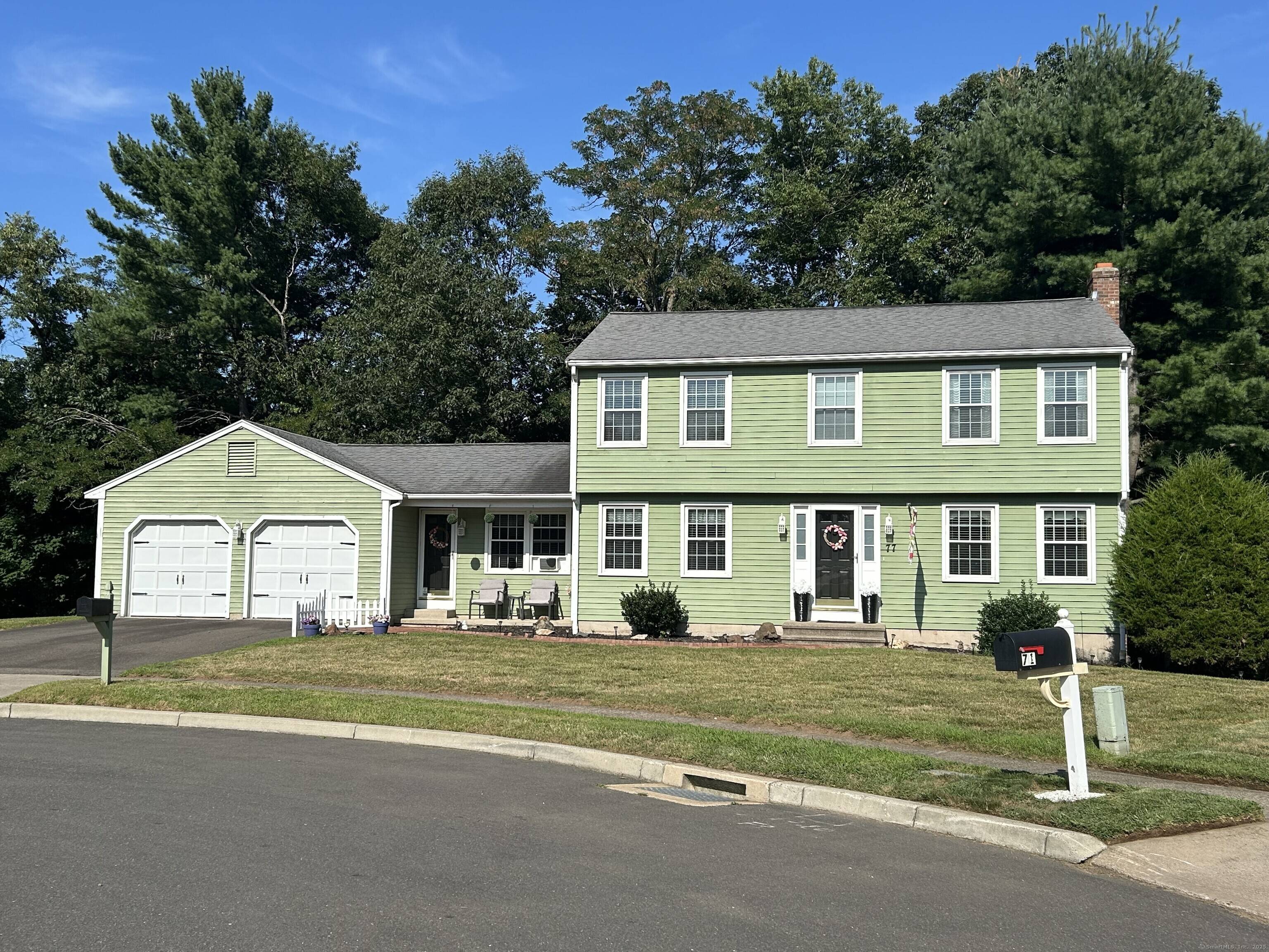 Sought After Location ! 3 BR, 2 1 2 BA Colonial at the end of a cul de sac.