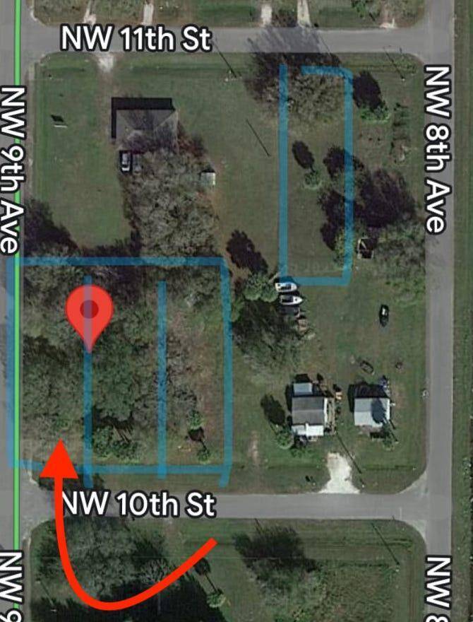 OKEECHOBEE CITY ! 2 Beautiful Cleared out Vacant Residential Lots adjacent to each other for sale for 45k each !