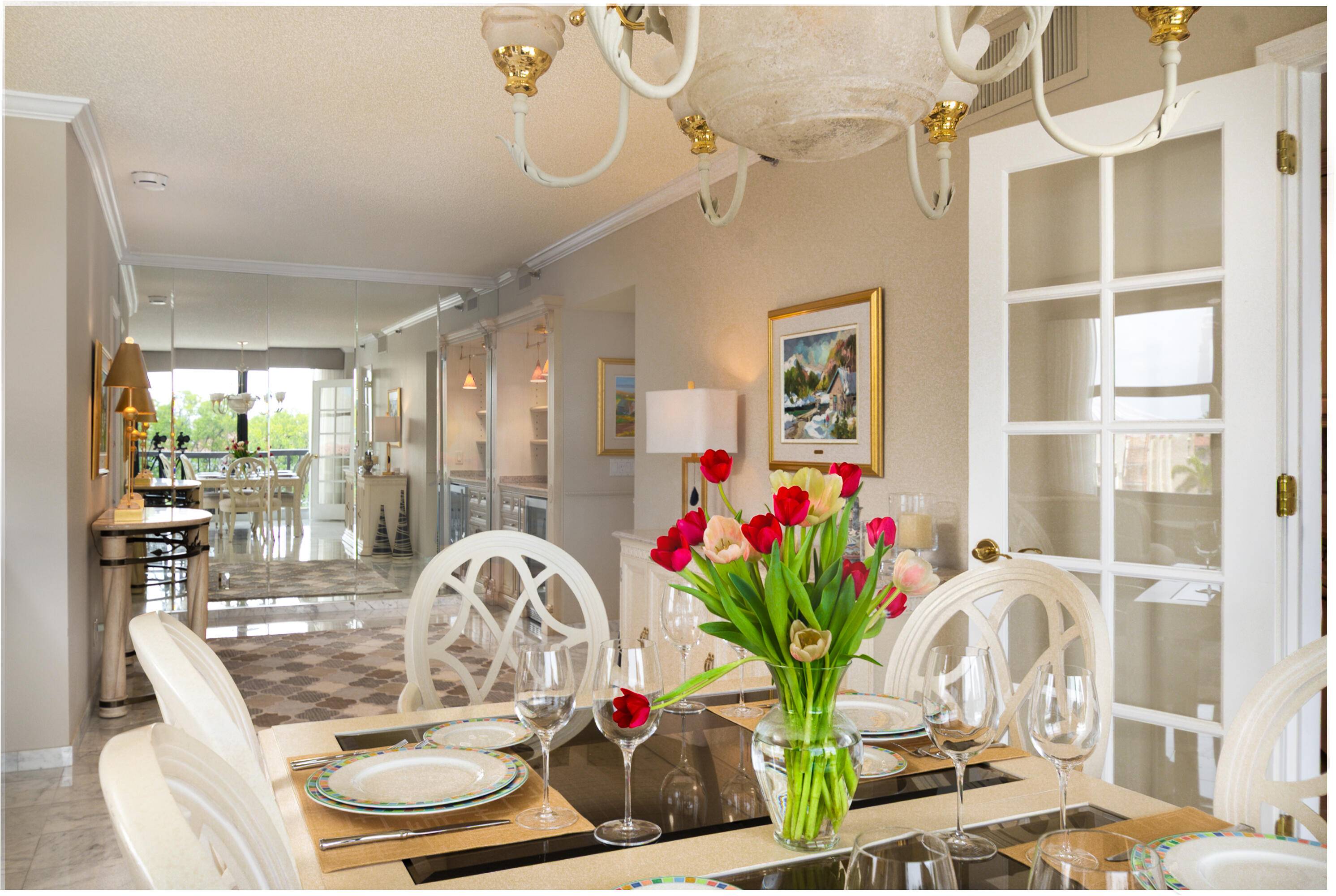 Seldom available 3 bedroom corner residence, offering triple exposure E S W and an elevated warm lifestyle.