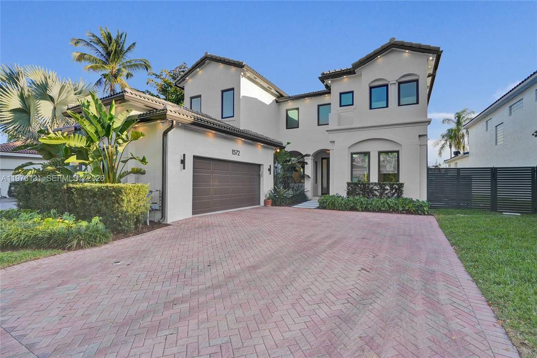Resort style privacy meets modern scale in this fully gutted and completely remodeled 5 bedroom plus maid s quarters estate spanning 4, 555 sq ft in a gated Miami community.