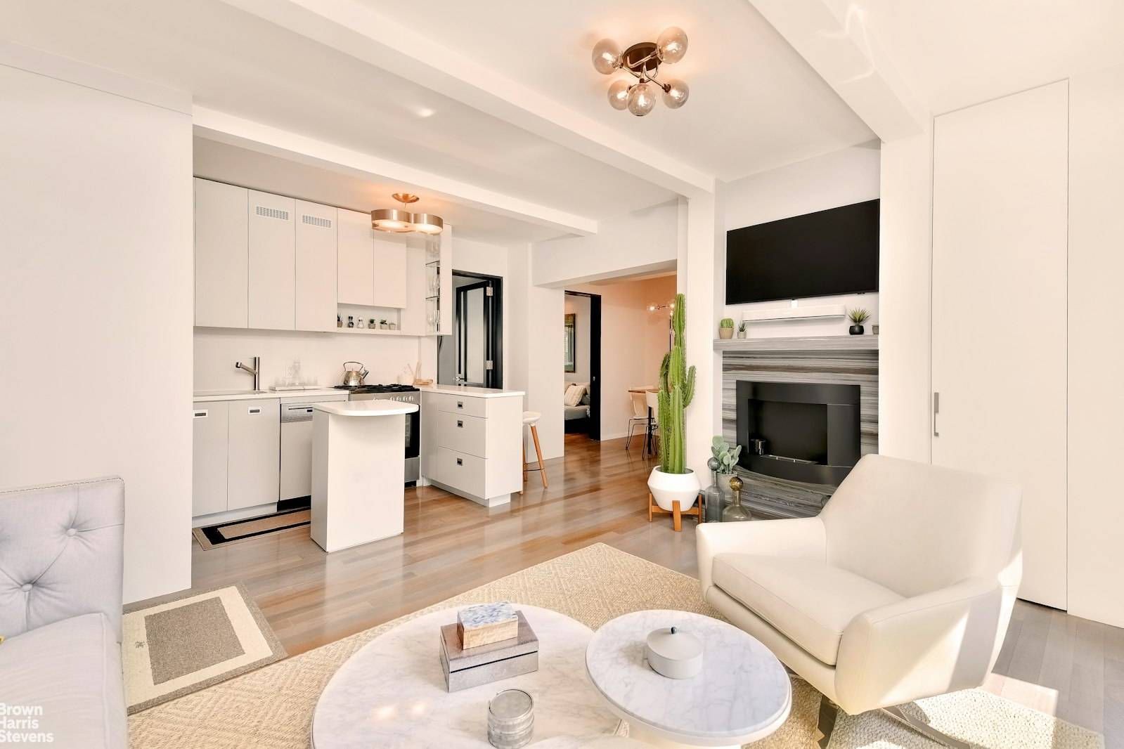 Presenting this gem of a 2BR 1BA on the top floor of one of the coveted, pre war studio co ops that have housed so many luminaries over the years, ...