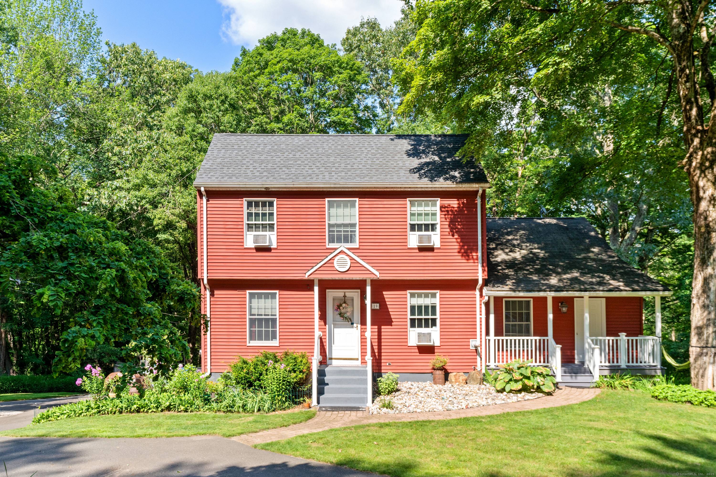 Come see this move in ready, 4 bedroom, 3 Full bathroom Saltbox Colonial on a private lot just a short walk from the lake in desirable Ellington !