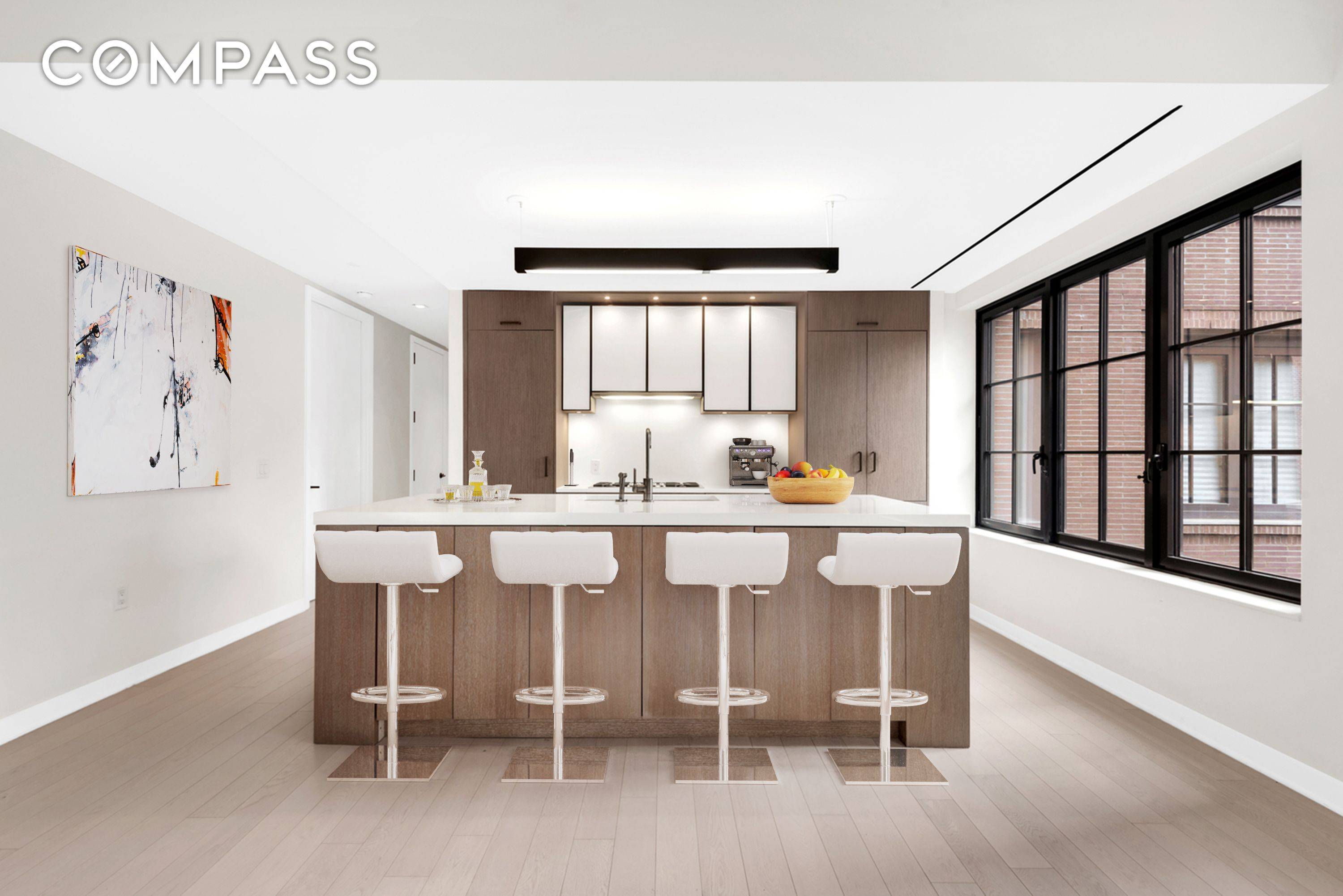 6P is a beautifully laid out corner residence, graced by open city views and flooded with sun.