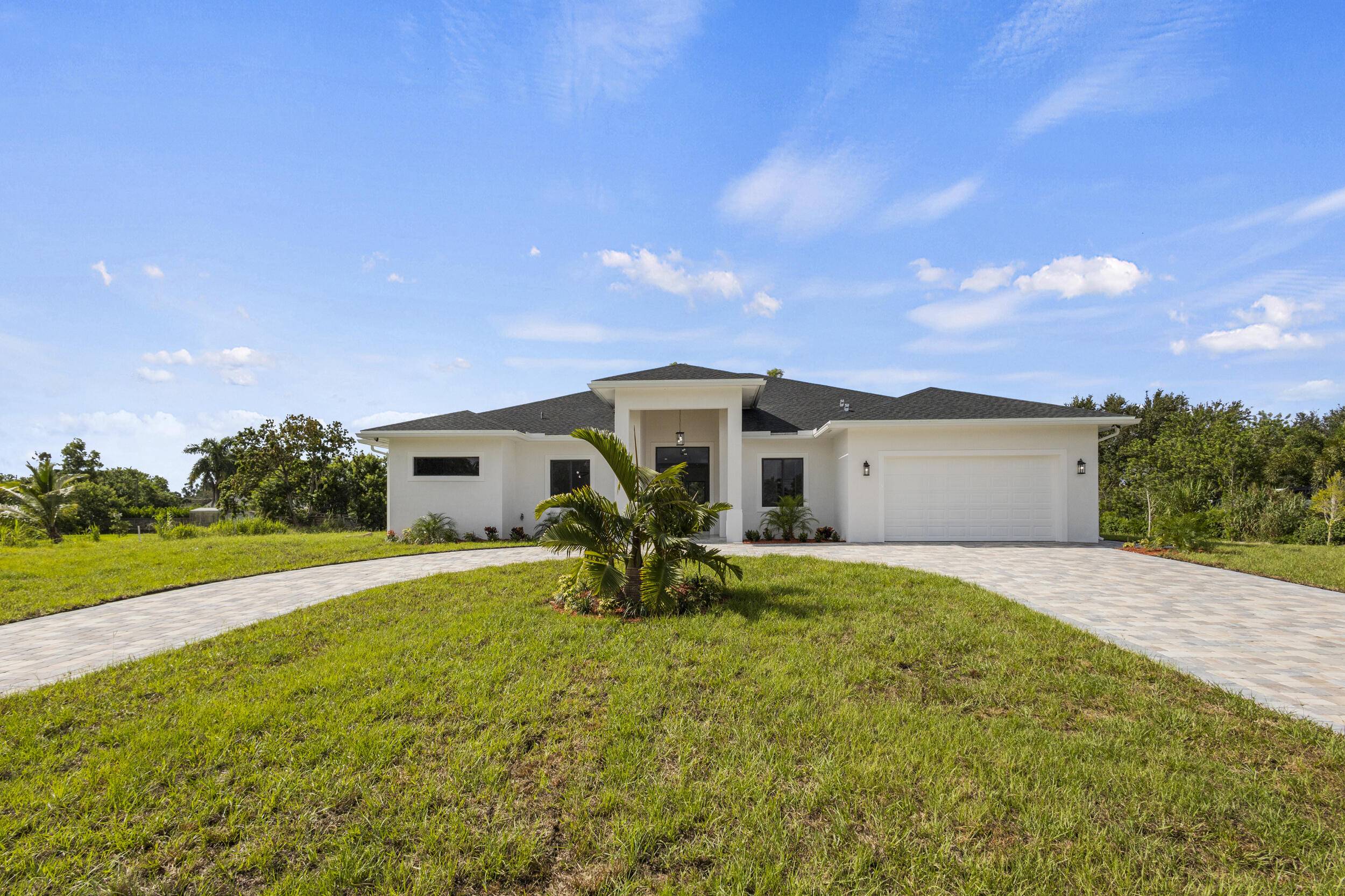 Brand new CBS home with a two car garage on 1.