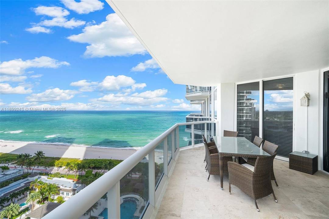 Enjoy spectacular views of the ocean, bay, and city from this beautifully appointed 2 bedroom, 2 bath residence with a den currently used as a third bedroom.