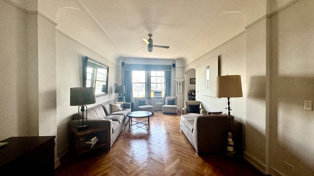 RARELY AVAILABLE 1400sf Furnished true 2 Bedroom with Hudson River Views W D Large primary suite with spacious home office guest room and tons of closet space.