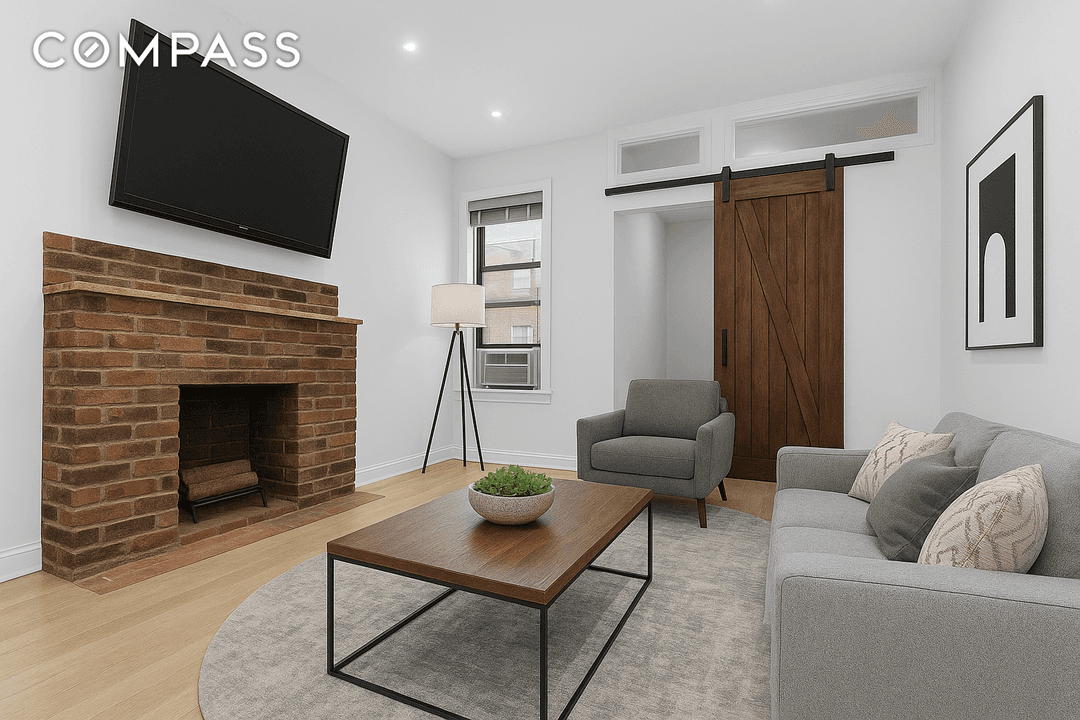 A stylish, split level CONVERTIBLE three bedroom, two bathroom home with private outdoor space awaits in the vibrant center of Prospect Heights.