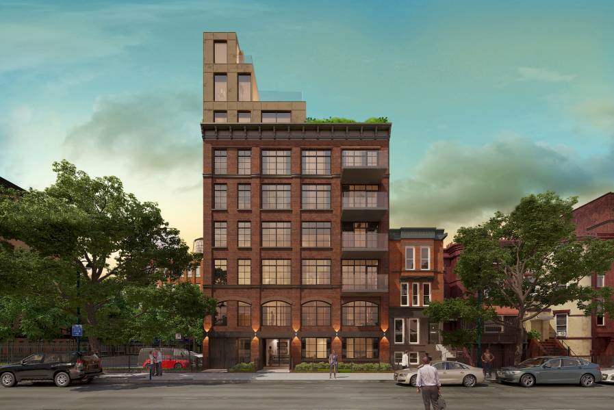 Enter this lovely 2 bedrooms 2 bath home featuring ; High ceilings, 5 inch Oak Floors throughout, Oversize Casement Windows, Central Heating AC, and a large balcony 7 X 10 ...
