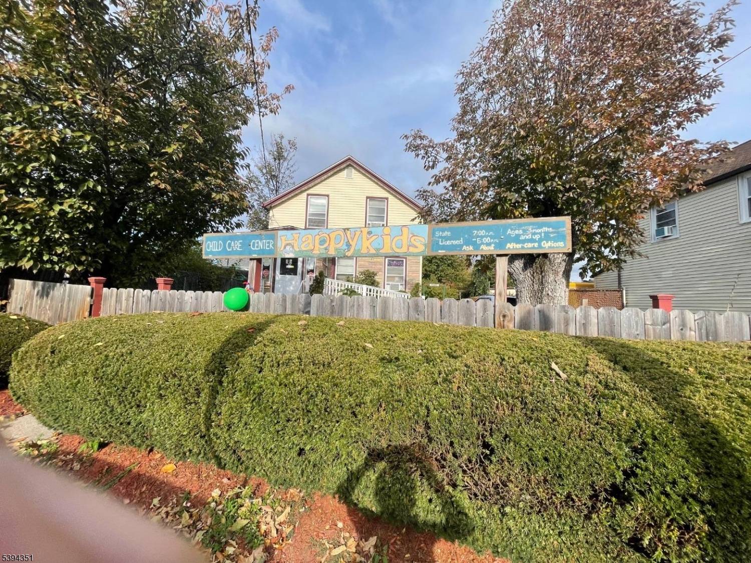 The property is also used as a childcare center.