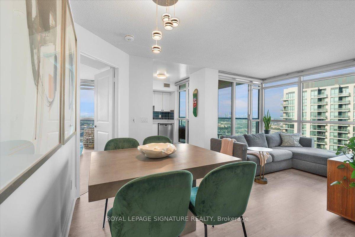 Welcome to this family sized amp ; sun filled, 2 bed 2 bath corner suite in one of Etobicoke's most vibrant amp ; convenient communities.