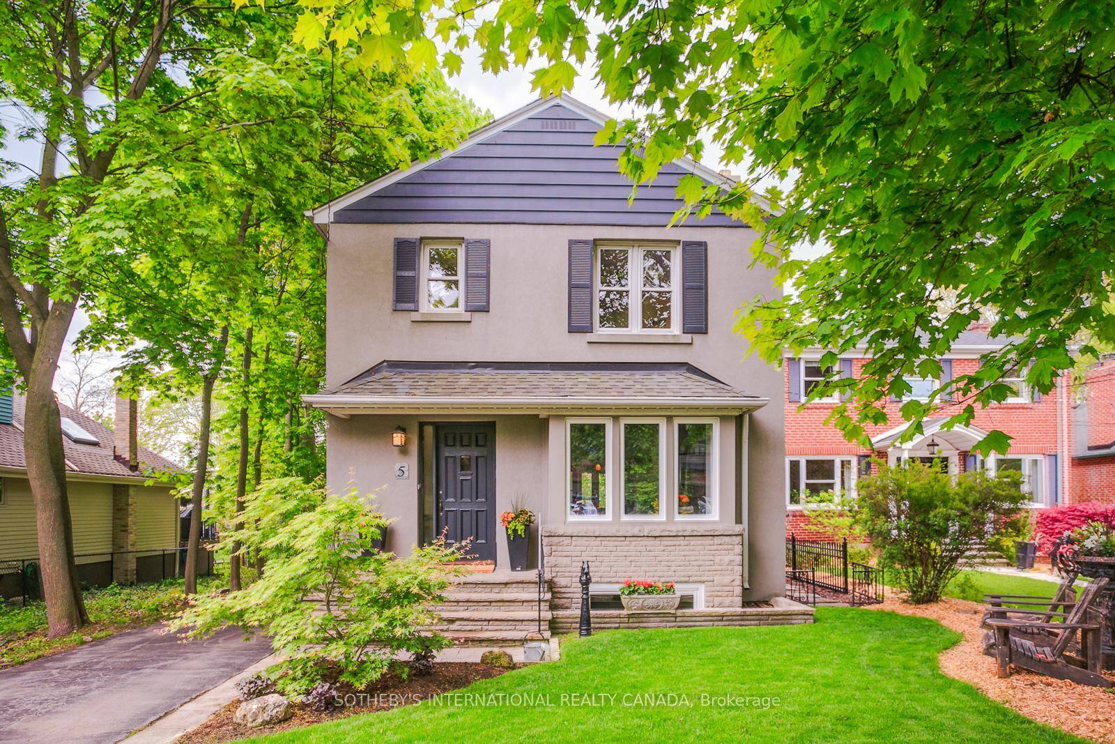 A Country Oasis in the city overlooking Conservation lands and Lake Ontario.