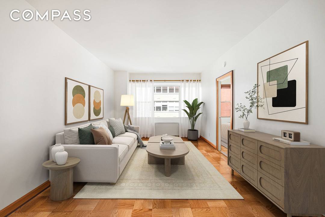 Residence 10P is a north facing one bedroom one bathroom home in a full service co op in Lenox Hill This spacious apartment offers versatility and convenience with a separate ...