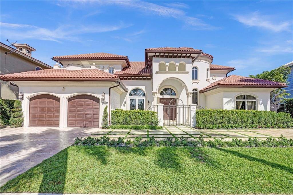 Bring your Yacht ! Step into this exquisite waterfront two story gated residence, sprawling over 4500 sq ft.