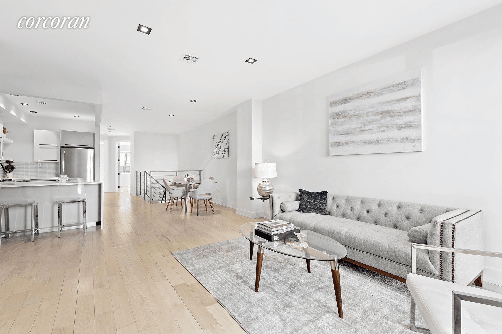 At 1600 interior square feet, this glorious 2 bedroom and 1.