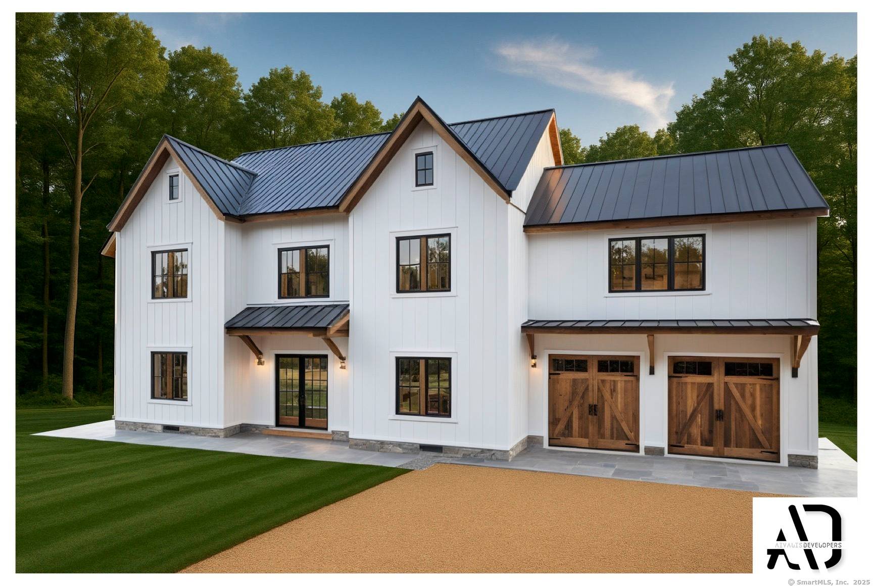 Welcome to this exquisite new construction Colonial Farmhouse style residence, nestled in the peaceful and highly sought after Lower North Stamford neighborhood.