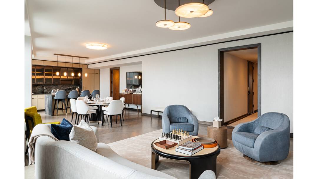 Experience Luxury and Elegance in This Grand Full Floor Residence Residence 6 offers a three bedroom, four bathroom layout, with 2, 205 sq.