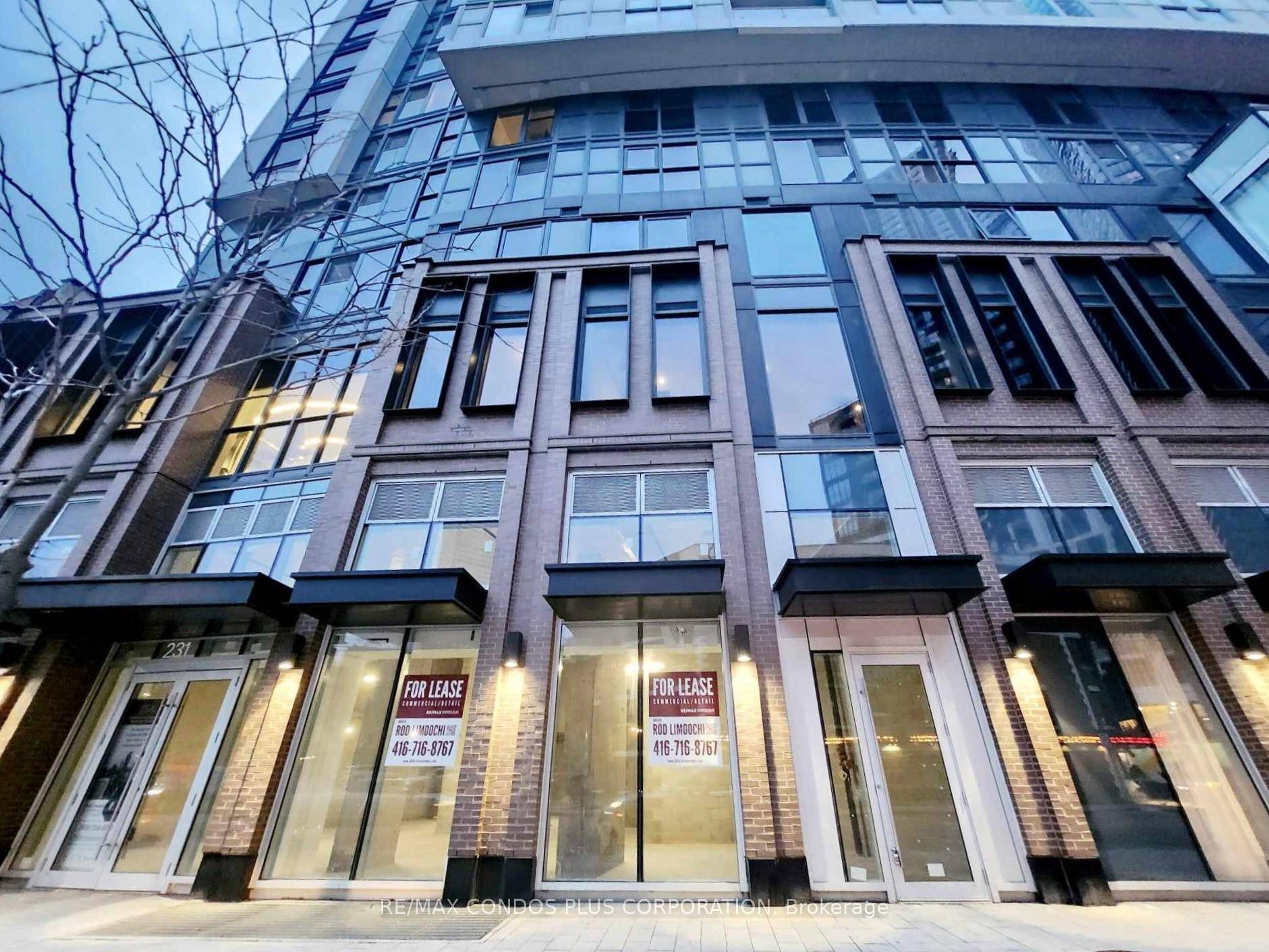 Prime Ground Floor Retail Commercial Space On Dundas At The Base Of The Prestigious In.