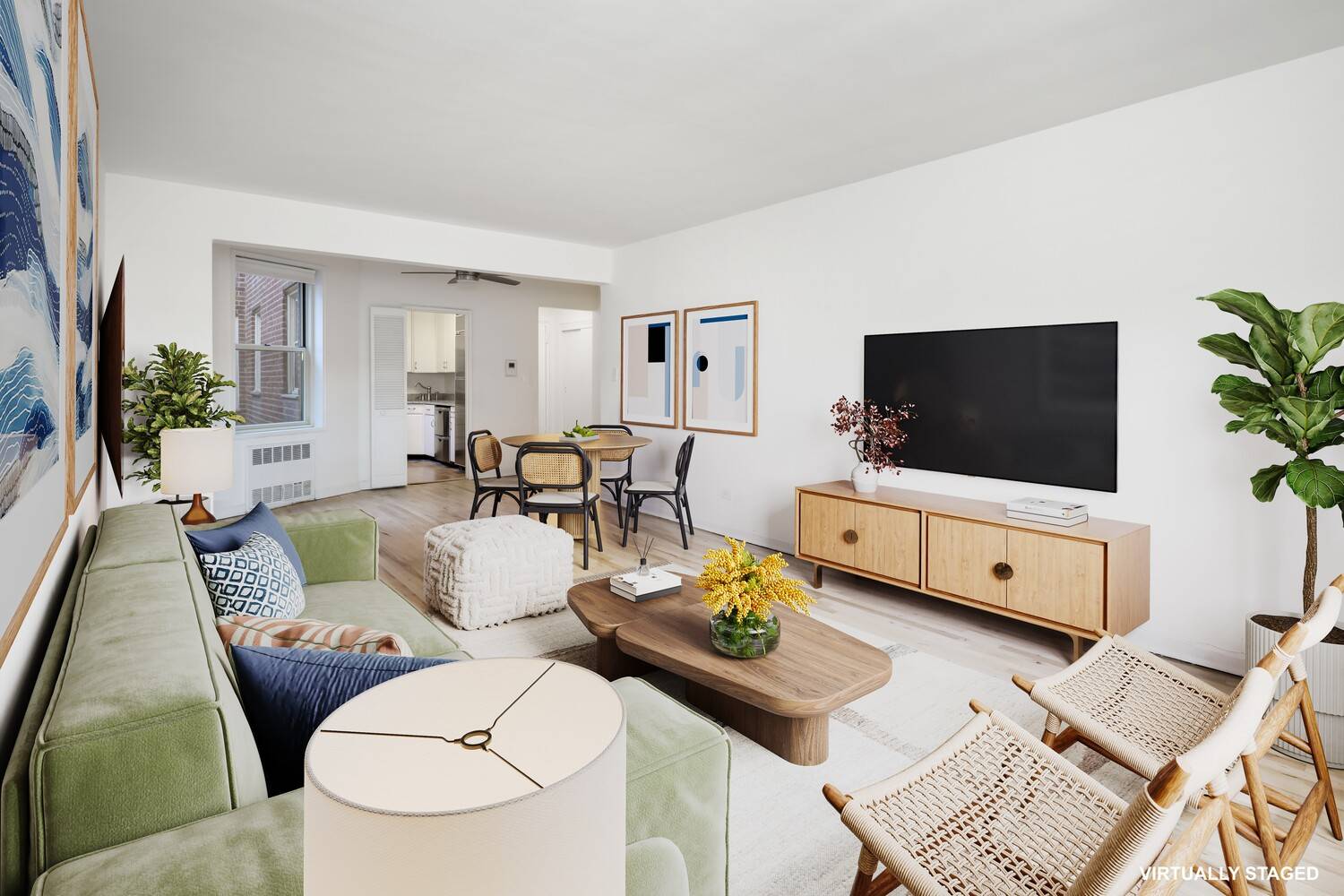 This is a rare opportunity to own a spacious one bedroom apartment with a highly sought after DEEDED indoor parking space, right in the heart of Historic North Park Slope.