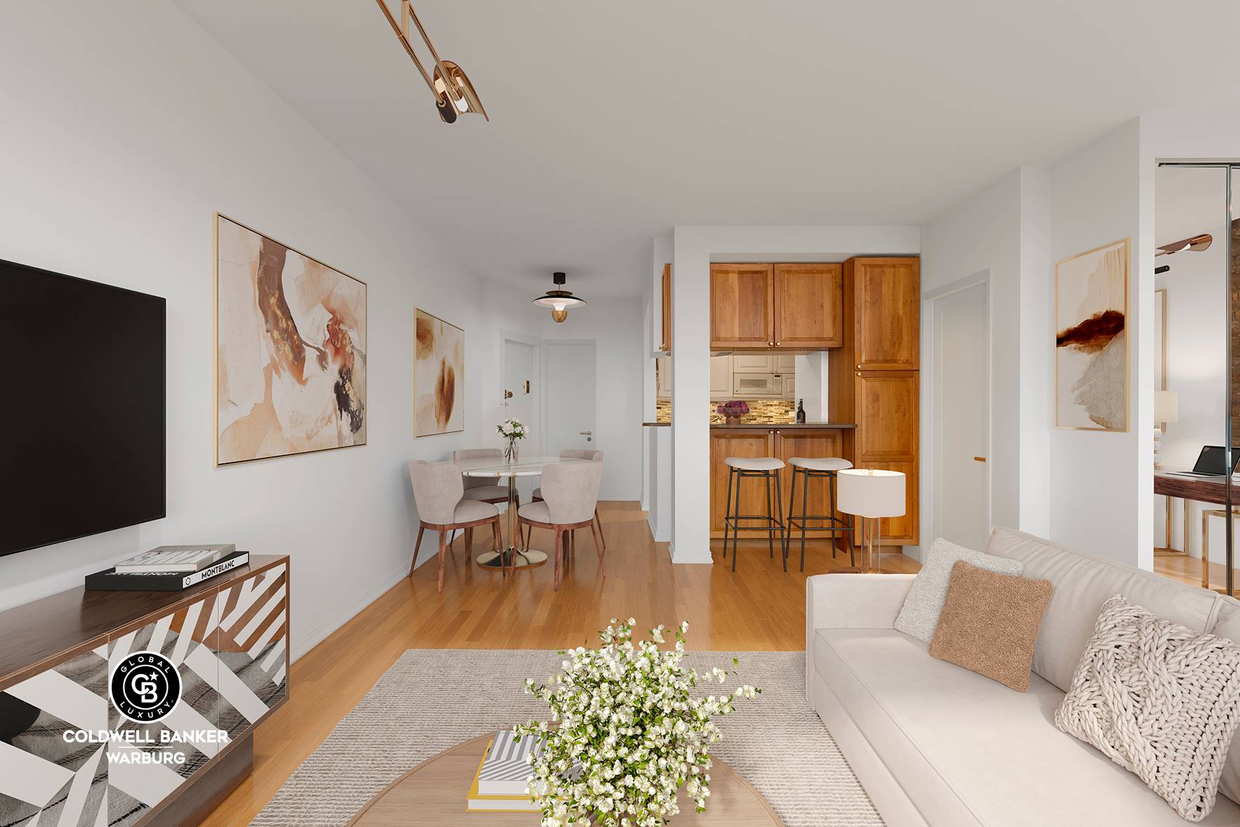 Luminescent Loft living with Magnificent Common Roof Decks Elevator and Doorman 2A at 45 West 11th Street is a move in ready space with oversized, south facing windows that capture ...