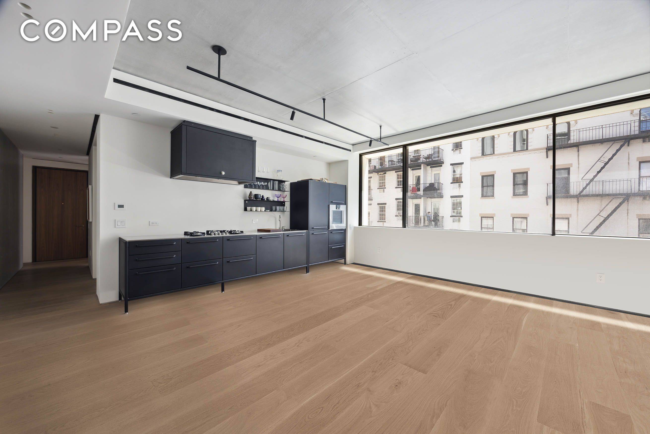 455 W 19th Street, Residence 4S is an ultra modern, 2 bedroom, 2 bathroom luxury condominium with high ceilings and Southern exposures.