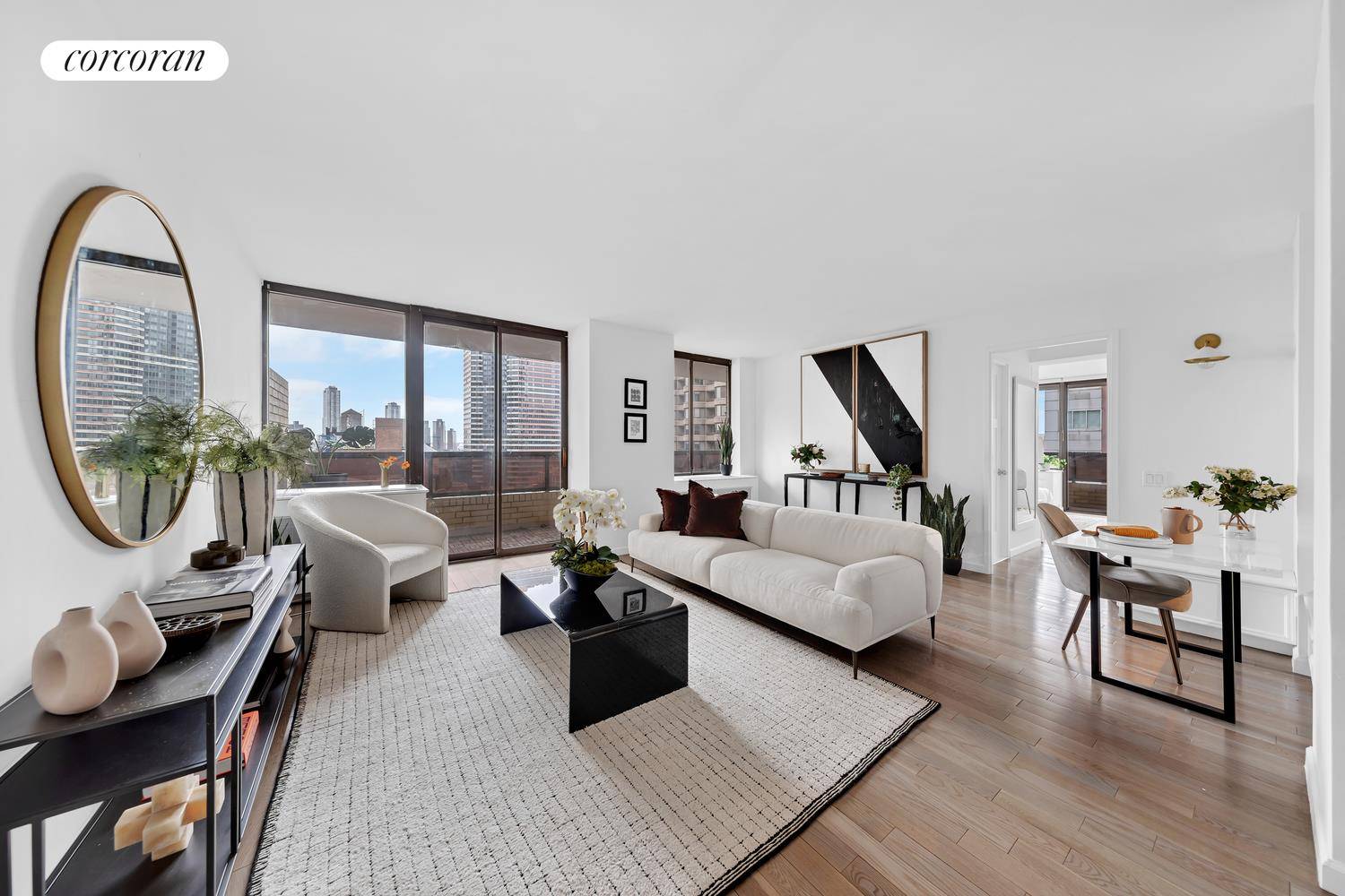 RARELY AVAILABLE B LINE WITH WRAP AROUND TERRACE OVERLOOKING THE EAST RIVER !