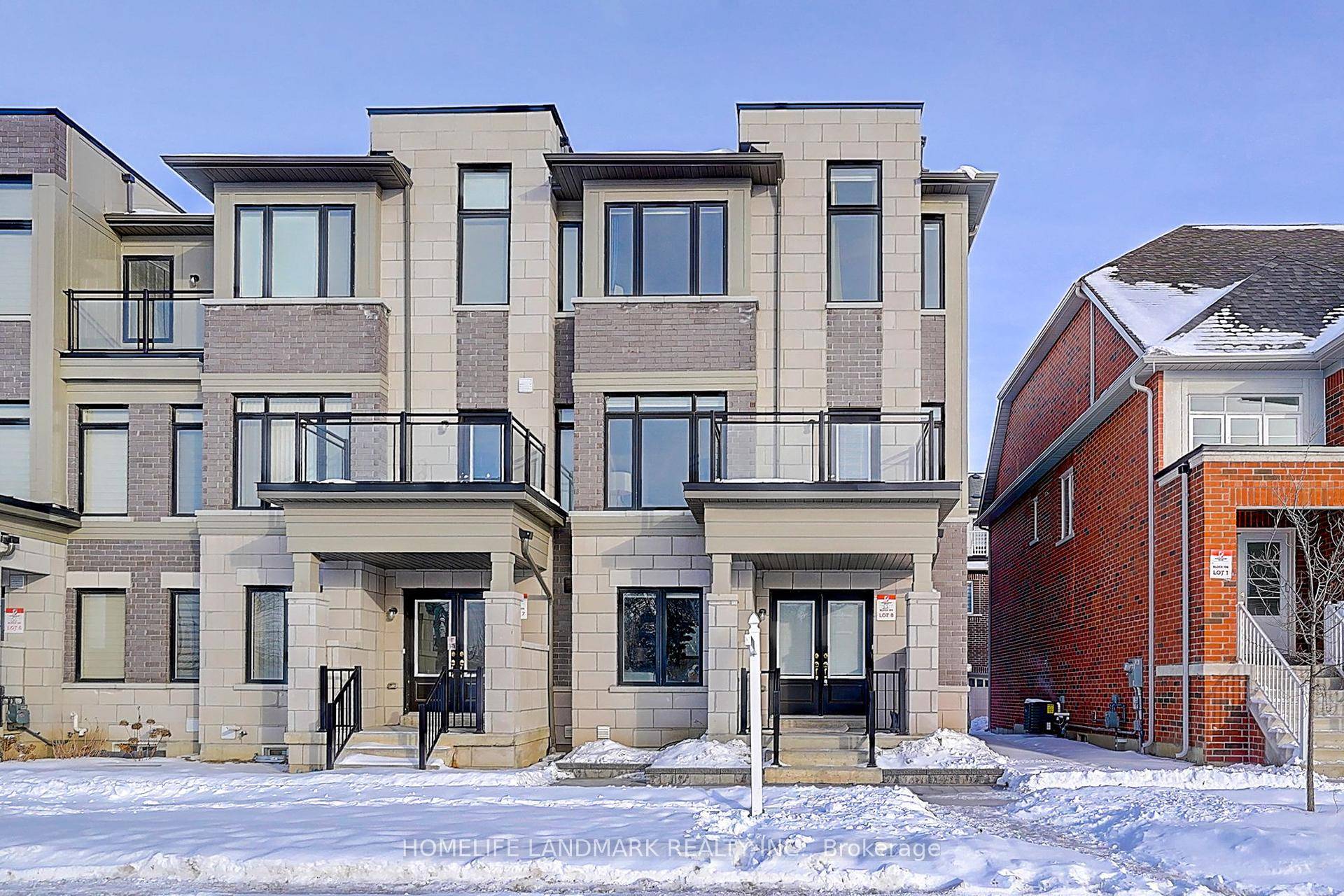 End Unit Luxury Double Car Garage Townhome.