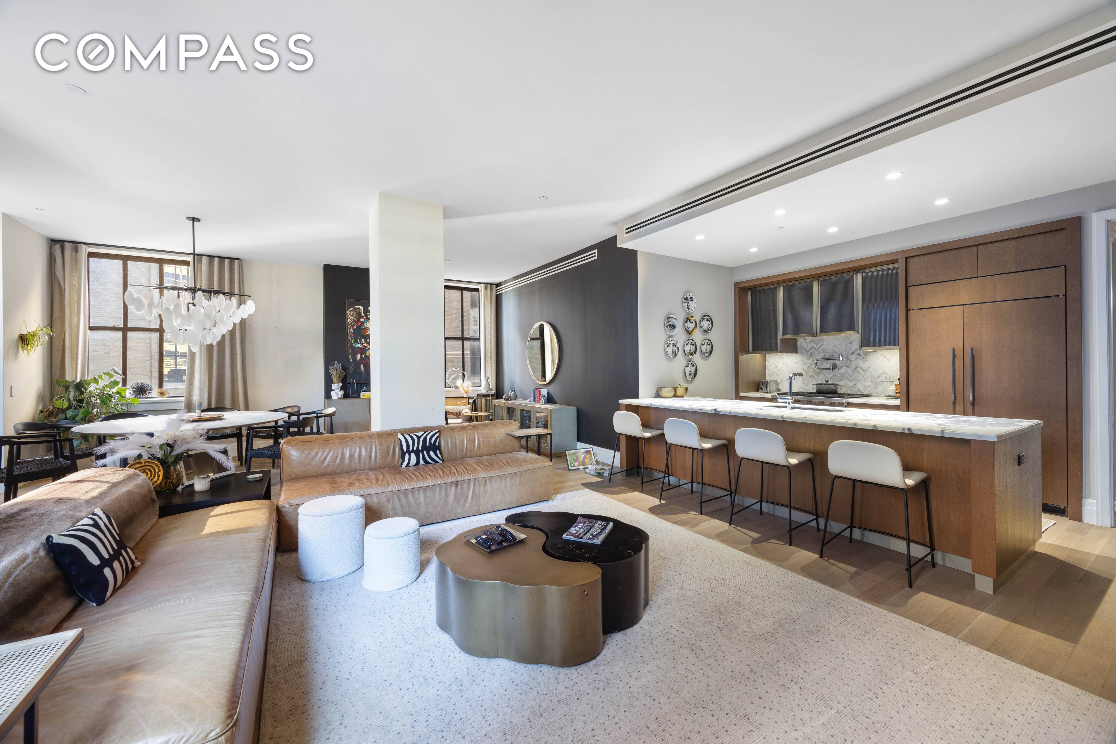 Refined Tribeca Living with a Spectacular Private Terrace, Designer Finishes, and Full Service Amenities.