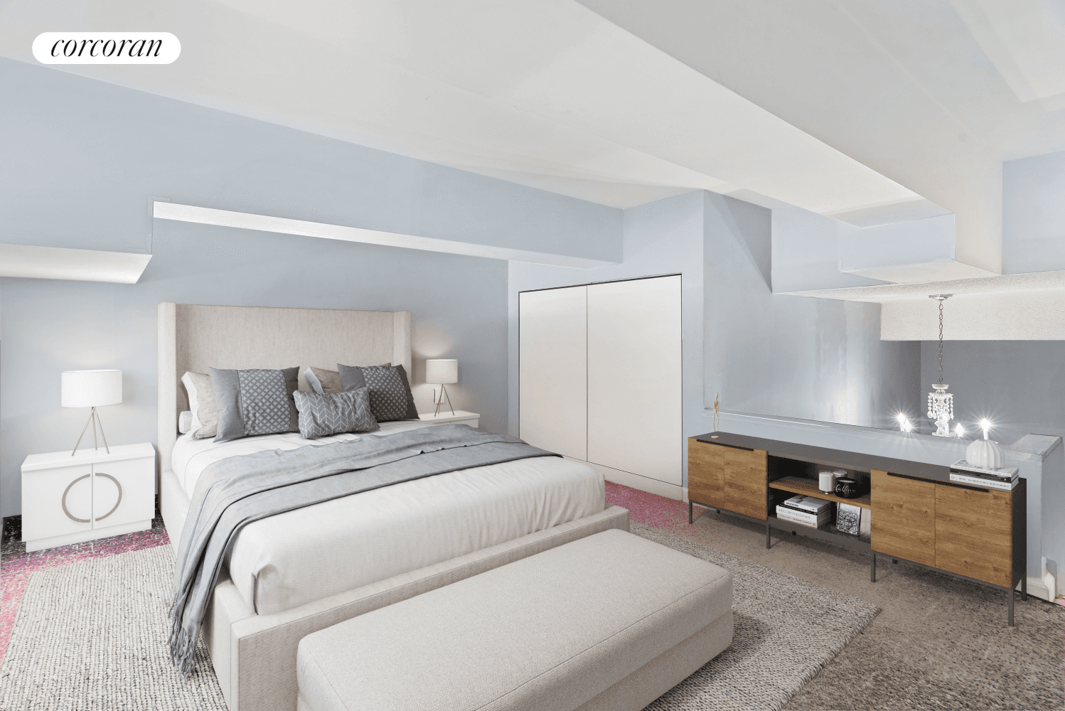 Discover upscale living in this chic loft style studio apartment, perfectly situated on Fifth Avenue in the heart of New York City.