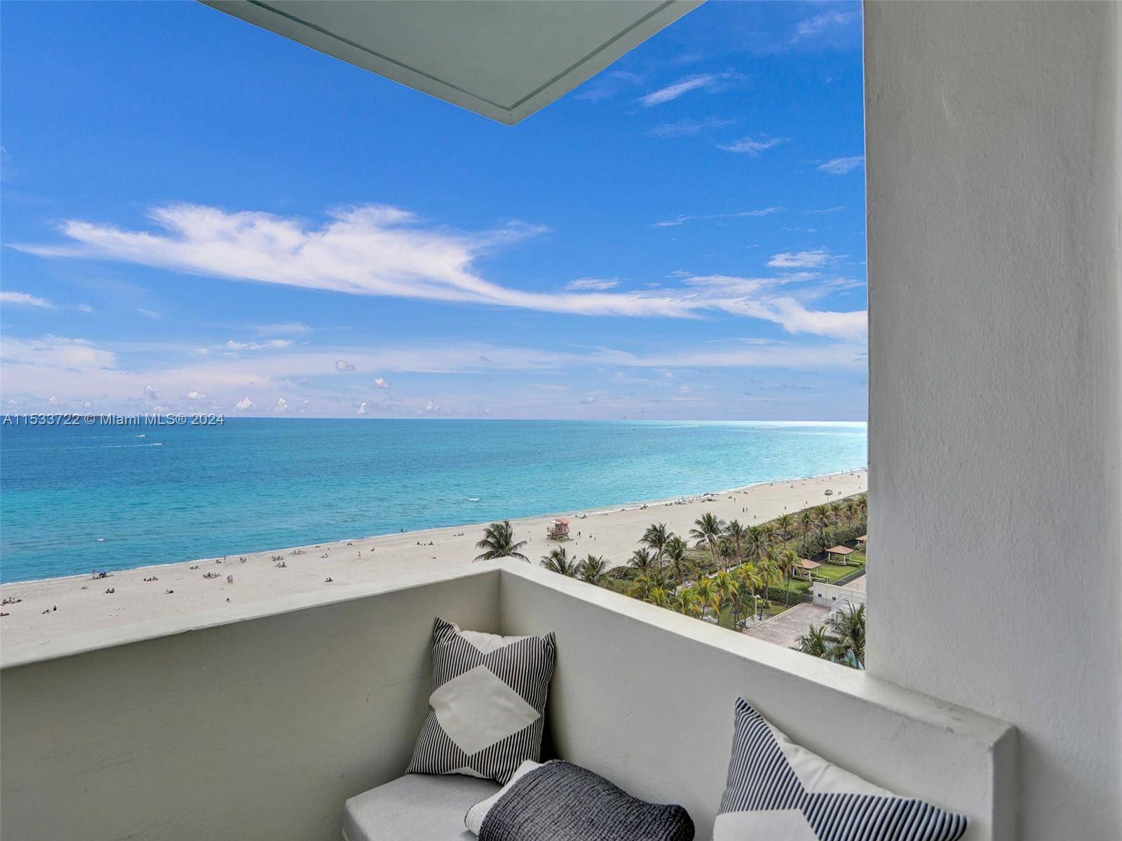 Indulge in oceanfront living with direct ocean views from the second you walk into this meticulously remodeled 1 bedroom, 1.