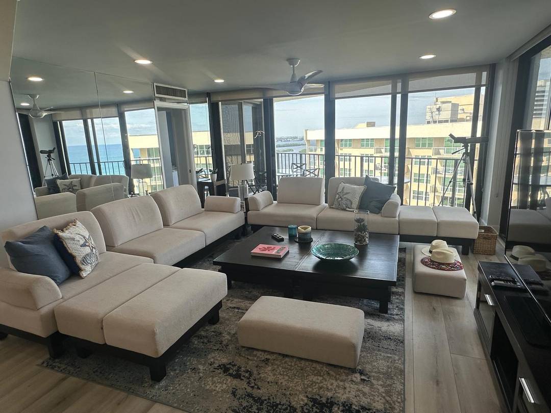 Experience sky high coastal living on the 19th floor, where panoramic ocean views make you feel like you're floating above the water.