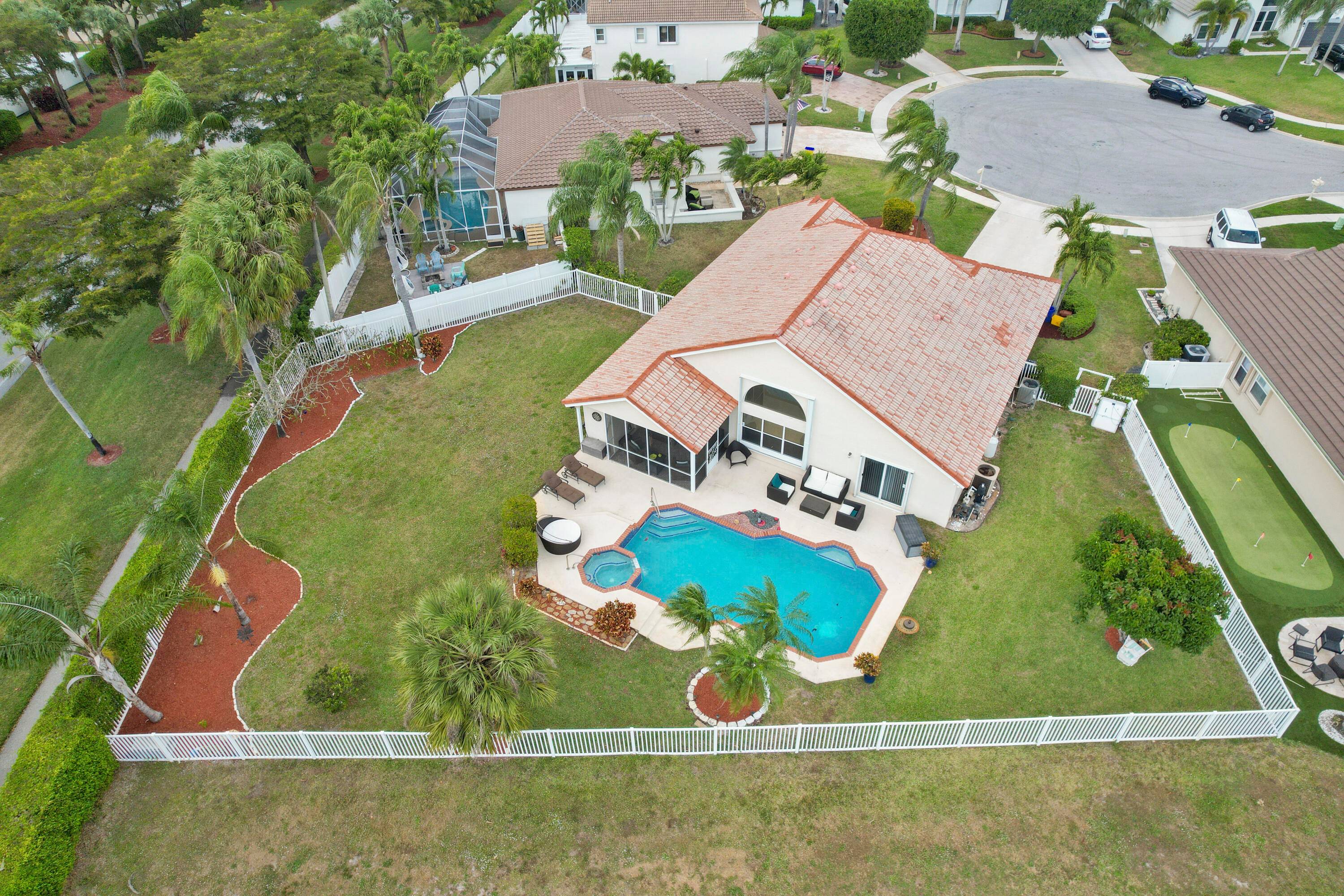 CUL DE SAC, AMAZING GOLF VIEW, GREAT OVER SIZED LOT WITH PLENTY OF ROOM FOR HE SHE SHED, KIDS PLAY AREA, FENCED IN YARD, LARGE ESTATE STYLE POOL WITH SPA, ...