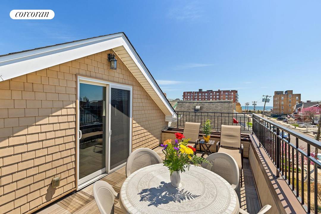 Rarely available ! Welcome to unit 2D at 174 Beach 125th Street, a beach block stunning three bedroom, two bathroom duplex condo featuring private parking, two outdoor spaces, and ocean ...