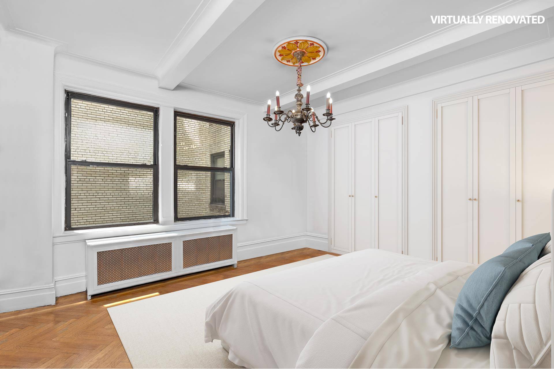 OPEN HOUSES BY APPOINTMENT ONLY VIEW VIDEO FOR MORE INFORMATION The center entry of this prewar beauty leads to both the grand north facing living room and a windowed kitchen ...