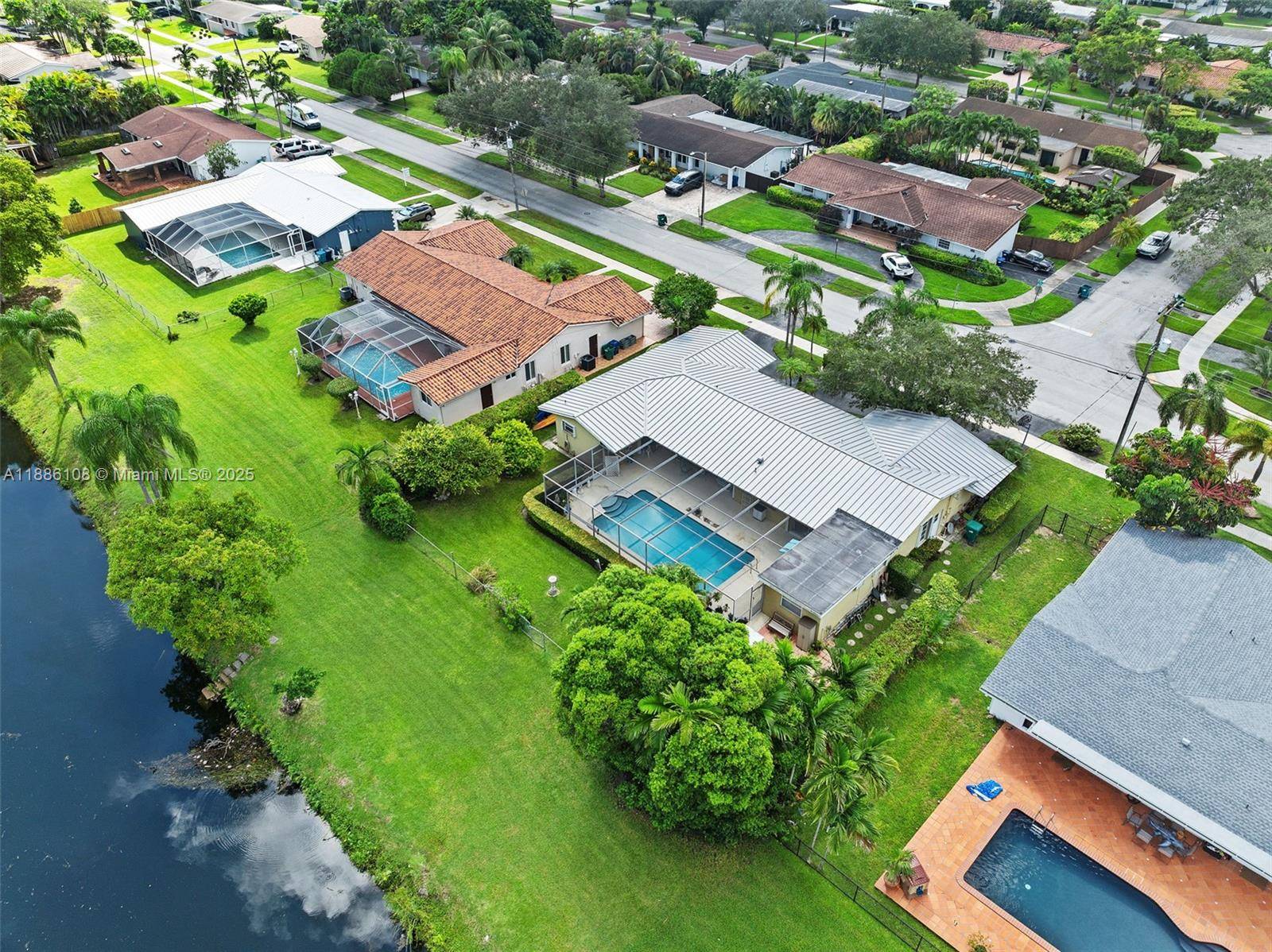 Welcome Home to this Spacious 4 bedroom 3 bath 2 car garage Canal front amp ; Pool home in the very desirable community of Snapper Creek.