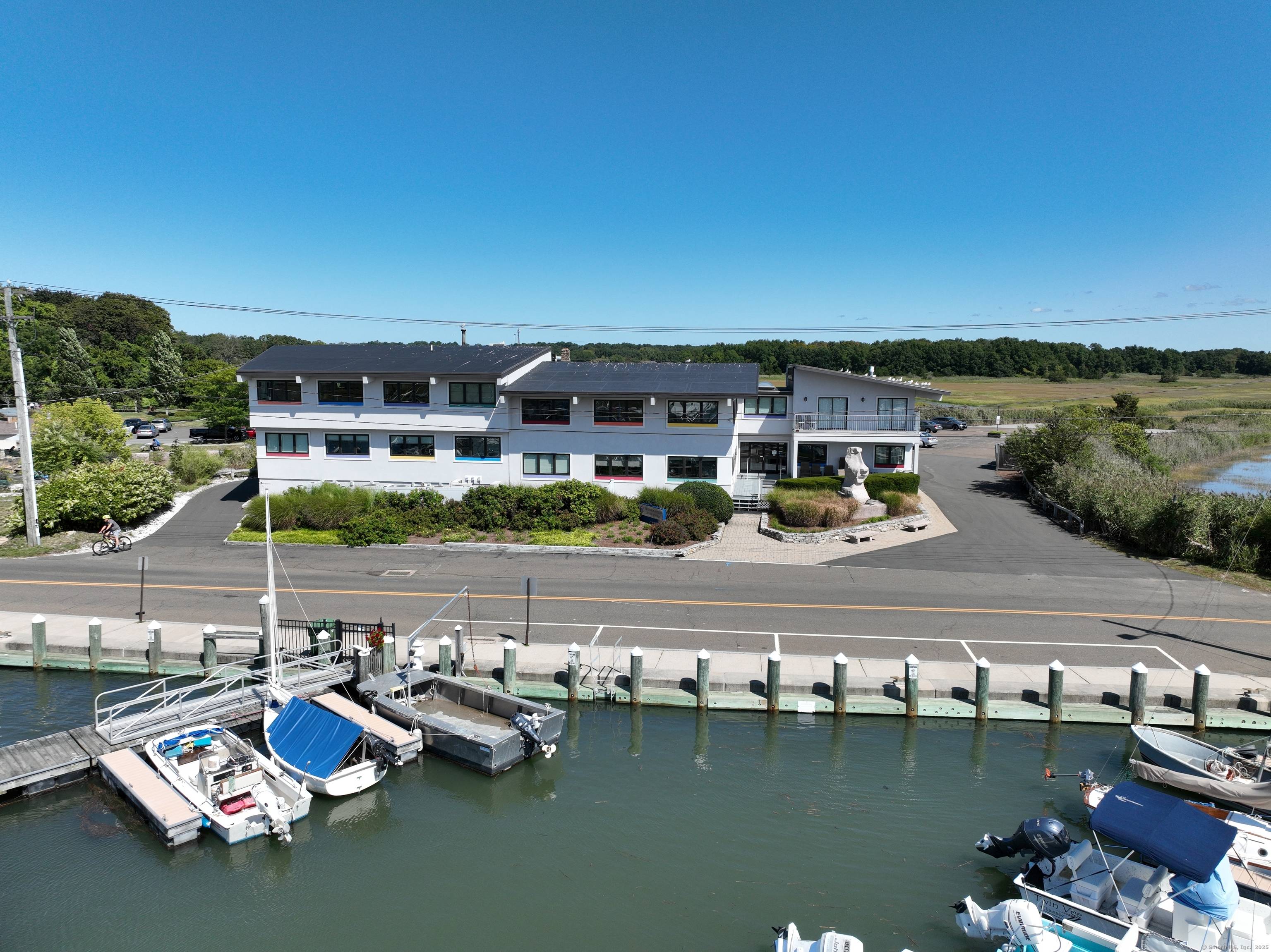 Waterfront very unique opportunity to acquire a premier Waterfront office Building Directly on Long Island Sound in the heart of Guilford.