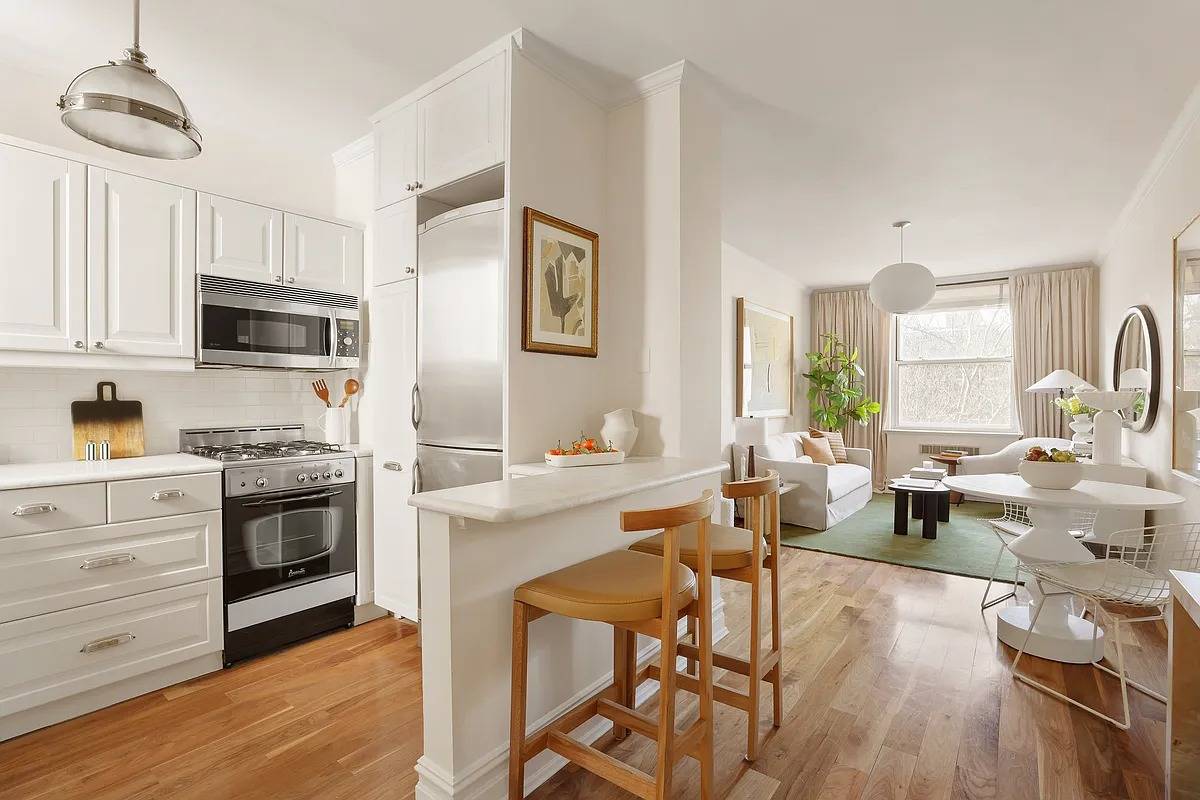 On one of the most picturesque blocks in Greenwich Village, this renovated two bedroom home offers prewar charm with modern updates.