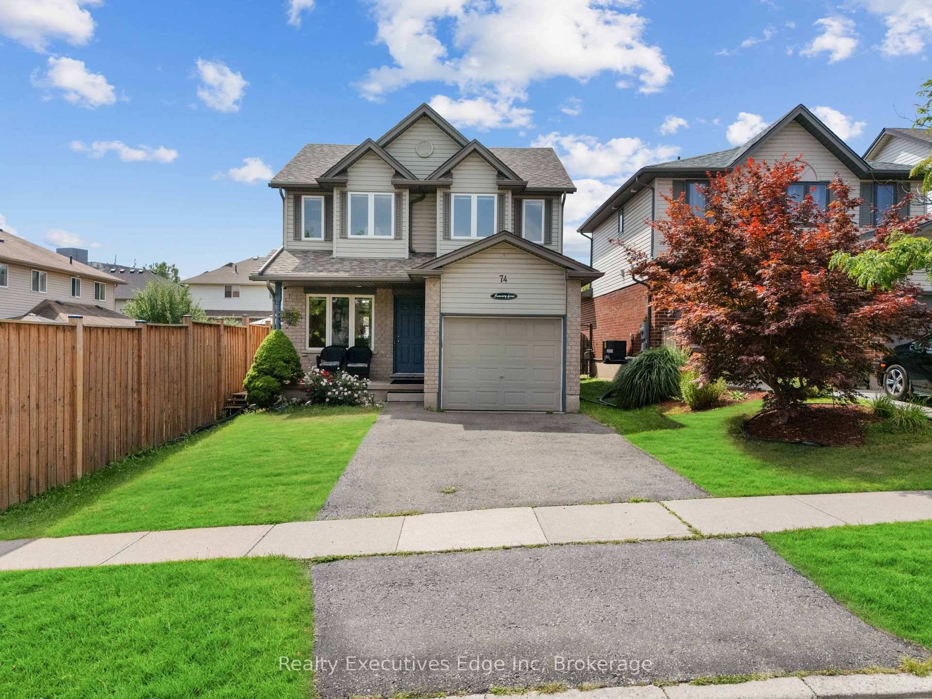 74 Joshua Street is a move in ready, fully updated East facing, carpet free home in Kitchener's highly sought after Country Hills neighborhood.