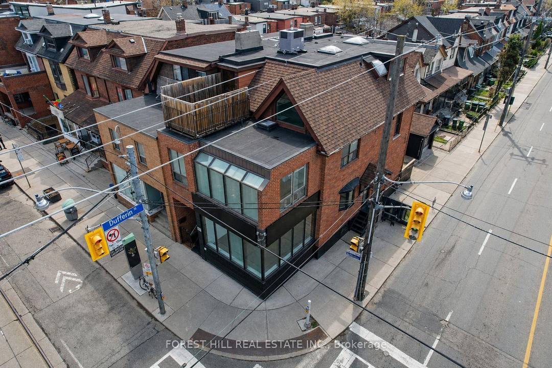 Exceptional mixed use commercial opportunity at the prominent intersection of College amp ; Dufferin, offering a rare blend of lifestyle, income potential, and long term upside.