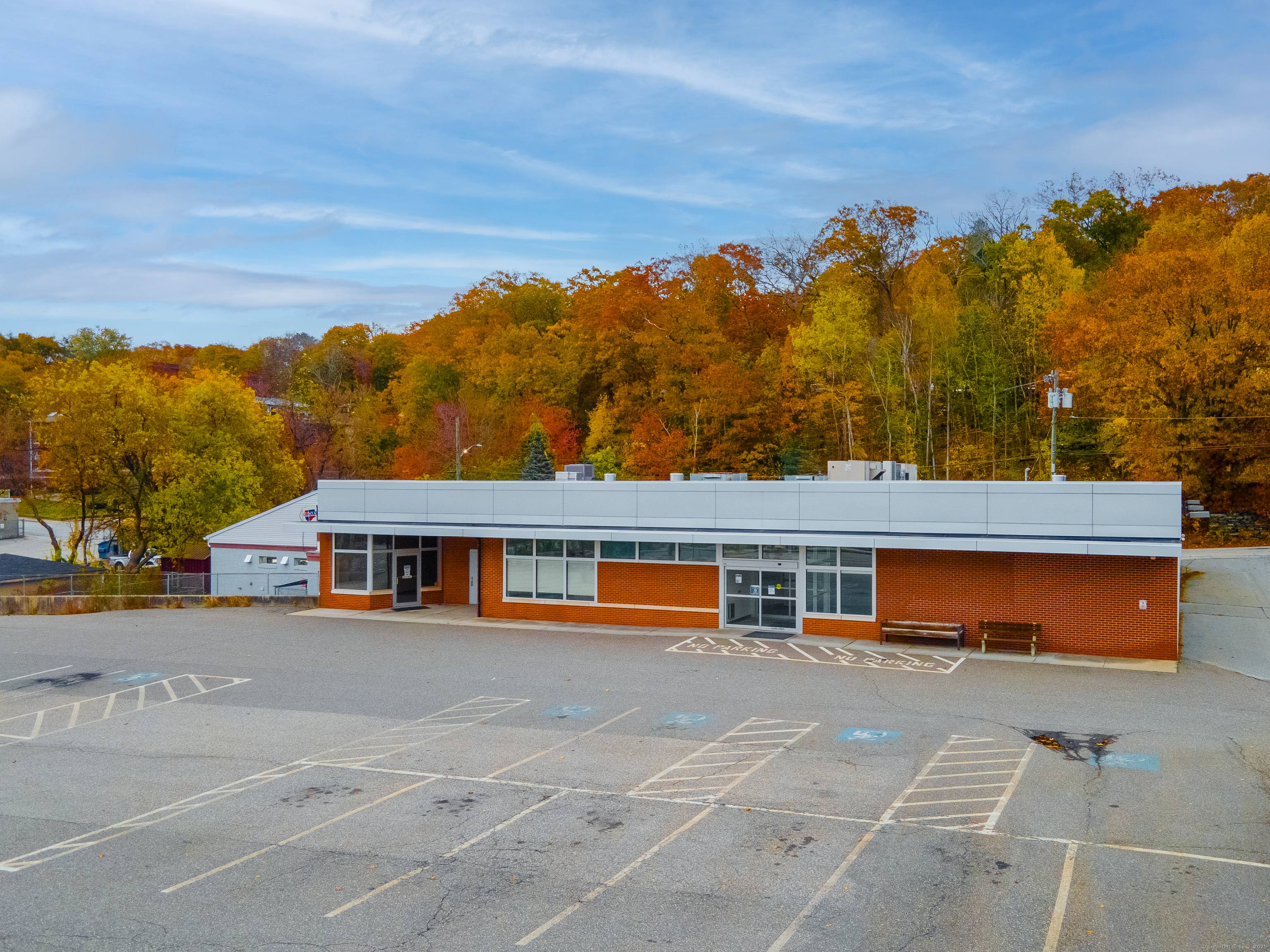 South Main Street location features 10, 834 square feet of single level commercial space formerly occupied by Day Kimball Hospital, Brooks Pharmacy and A P Supermarket.