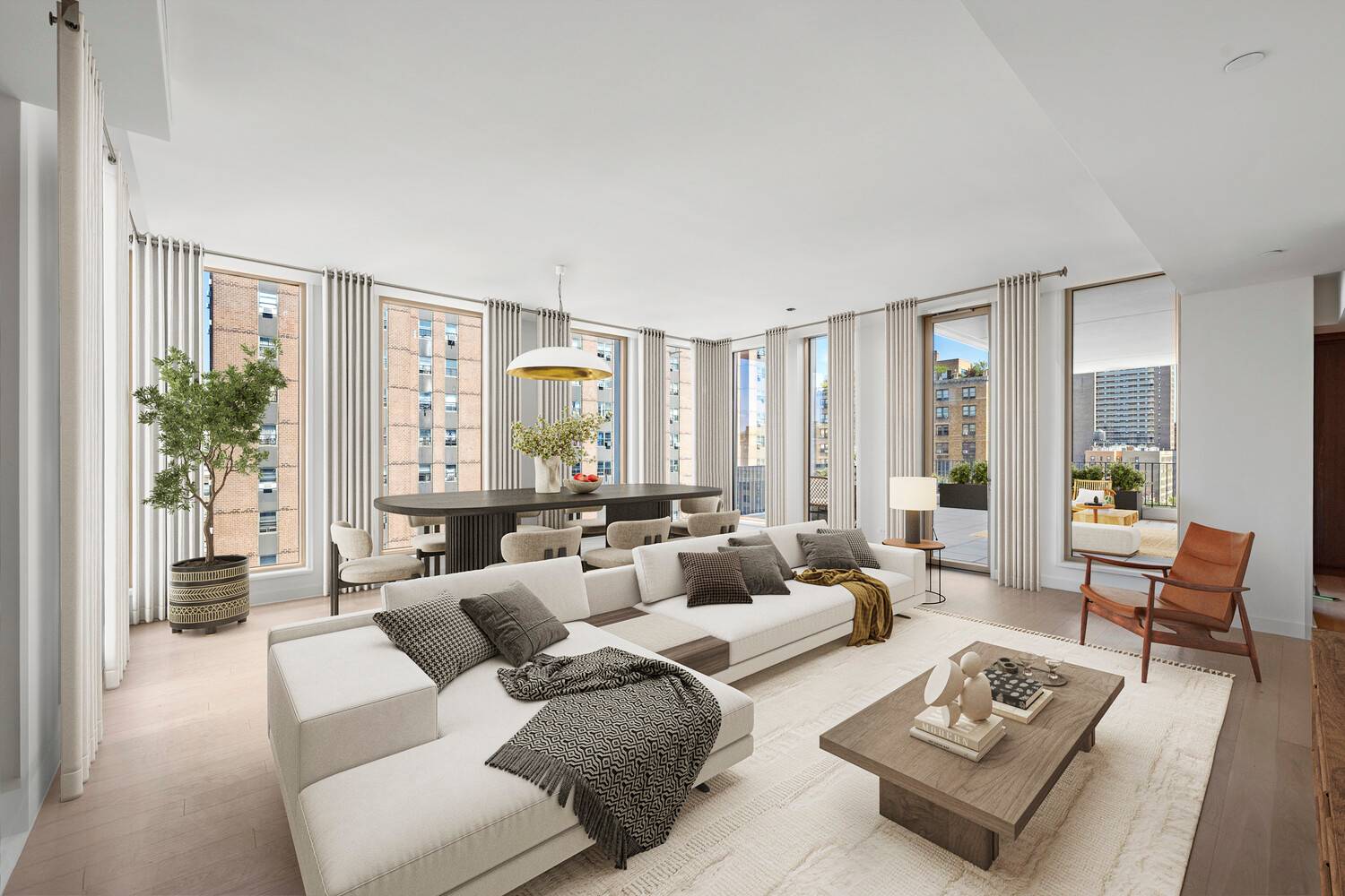 An intimate full floor home, Residence 11 includes all the features of a luxurious, discrete townhouse ; a private entrance, abundant outdoor garden terrace space and complete separation of the ...
